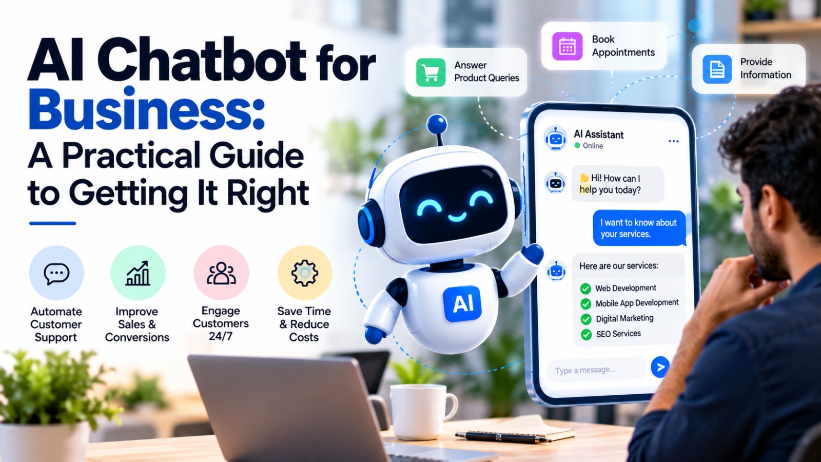 AI chatbot for business: a practical guide