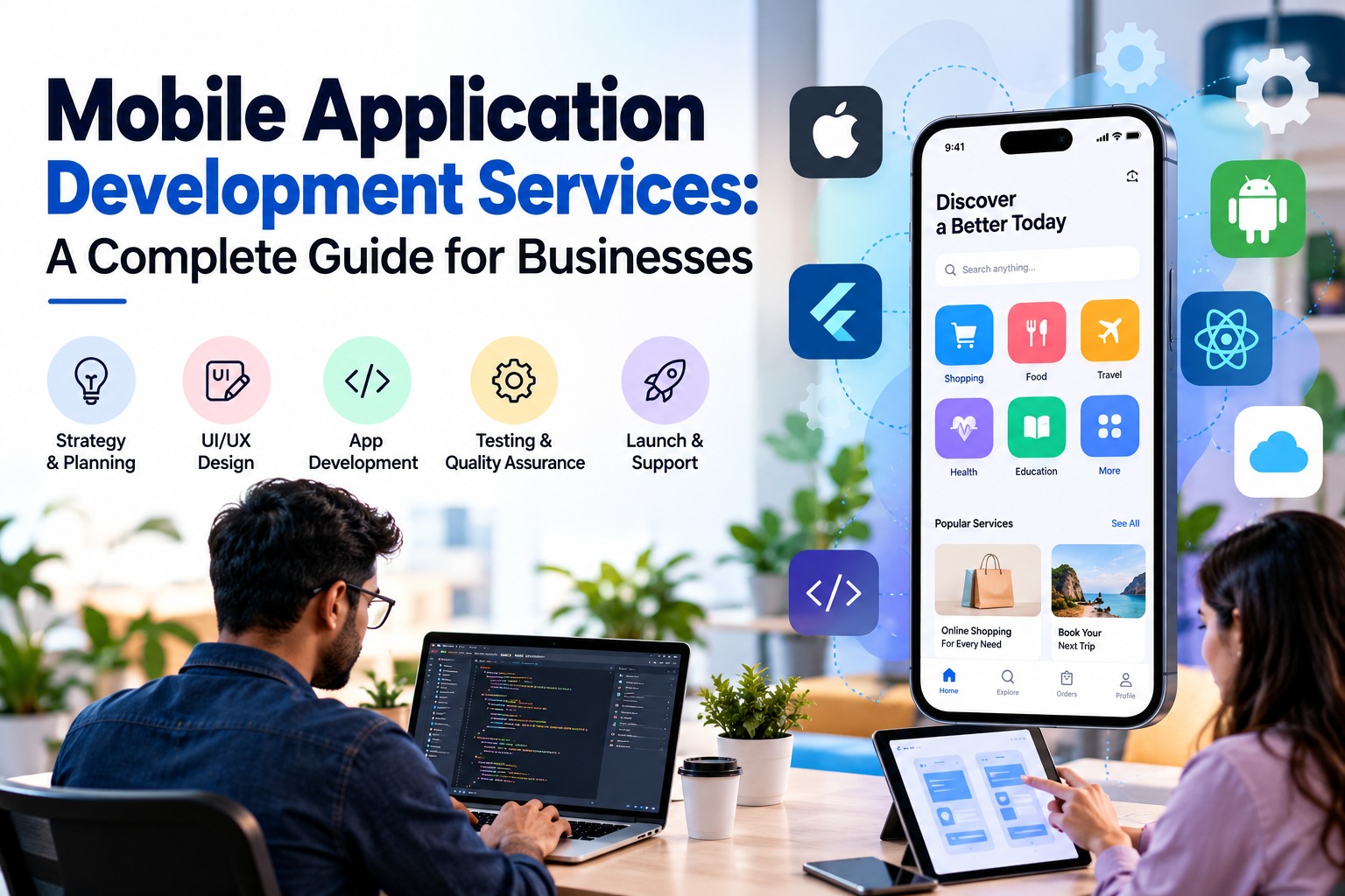 Mobile application development services at Ucodice